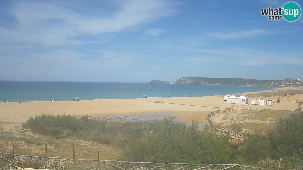 Webcam Torre dei Corsari – Liveblick auf den Strand von Punta Usai