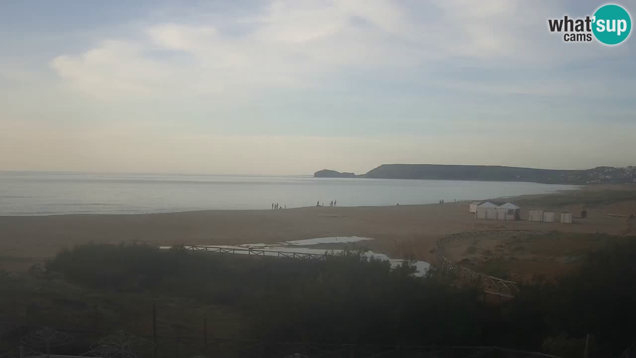 Webcam Torre dei Corsari – Vue en direct sur la plage depuis Punta Usai