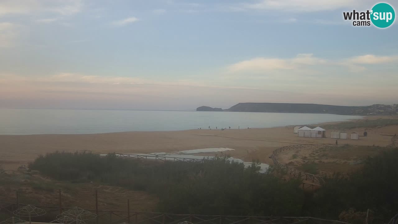 Cámara web Torre dei Corsari – Vista en directo de la playa desde Punta Usai