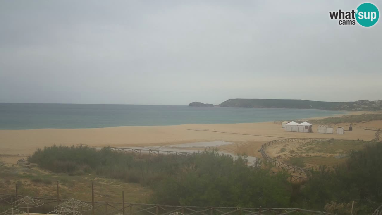 Webcam Torre dei Corsari – Liveblick auf den Strand von Punta Usai