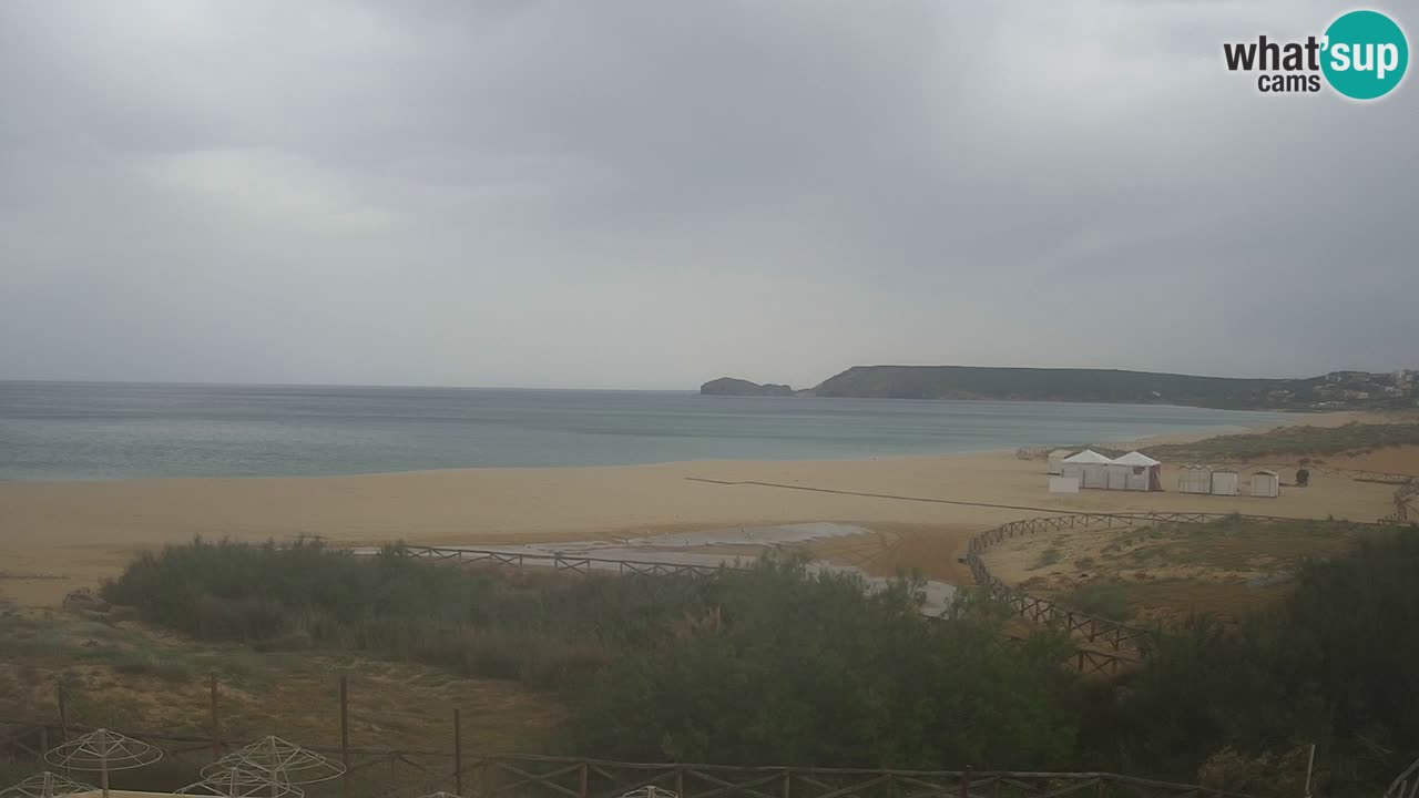 Web kamera Torre dei Corsari – Pogled uživo na plažu s Punta Usai