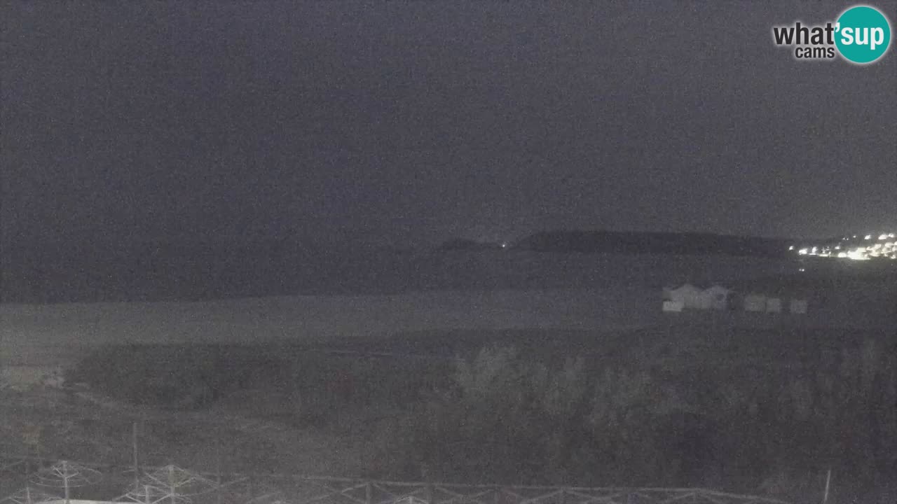 Webcam Torre dei Corsari – Vista live sulla spiaggia da Punta Usai