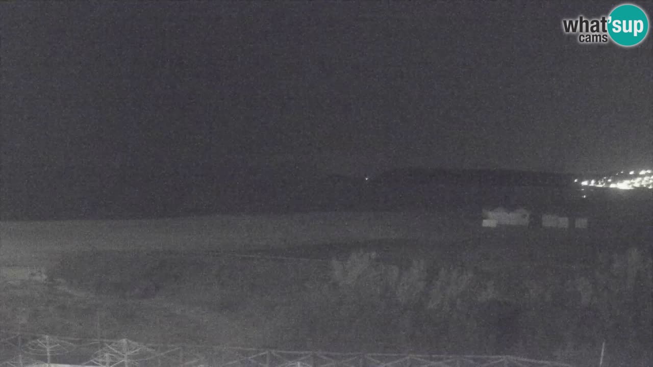 Webcam Torre dei Corsari – Vista live sulla spiaggia da Punta Usai