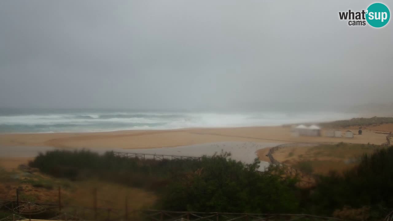 Webcam Torre dei Corsari – Vue en direct sur la plage depuis Punta Usai
