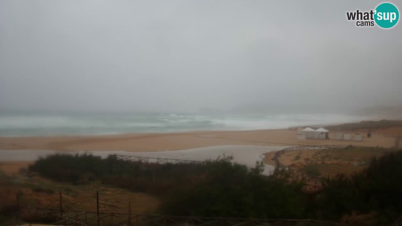 Spletna kamera Torre dei Corsari – Pogled v živo na plažo s Punta Usai