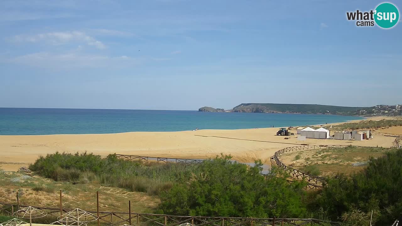 Webcam Torre dei Corsari – Vista live sulla spiaggia da Punta Usai