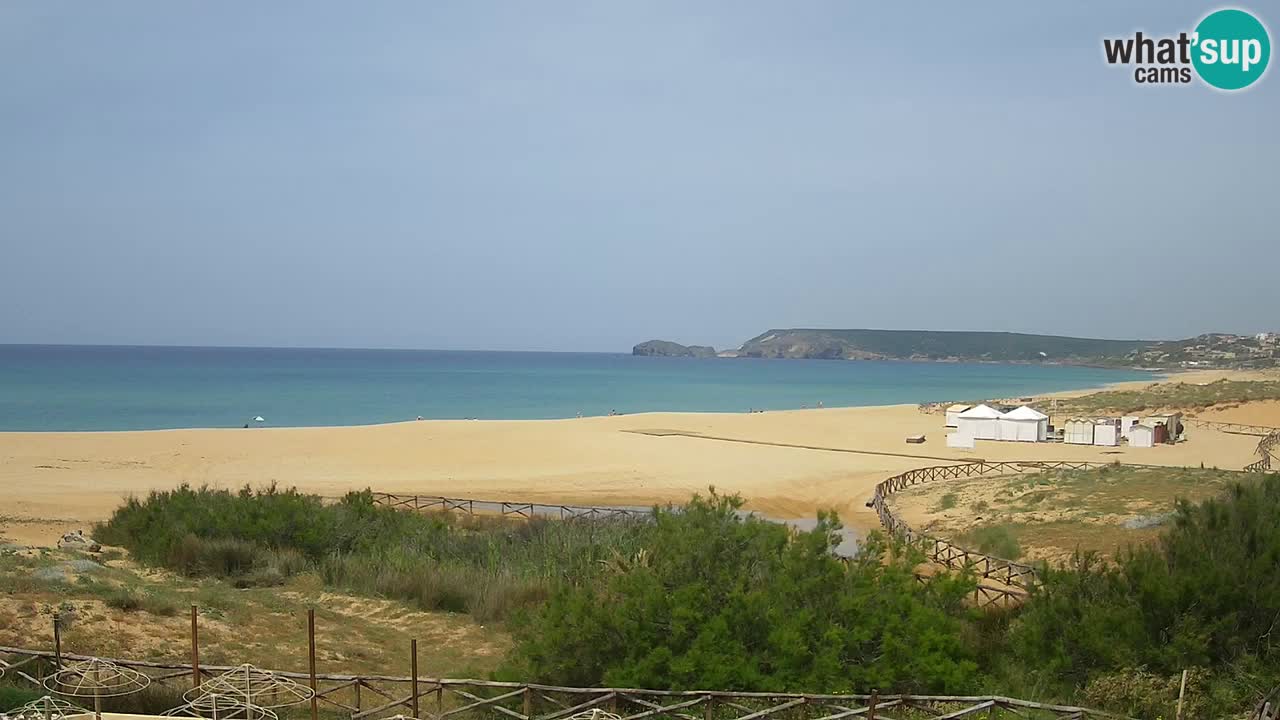 Webcam Torre dei Corsari – Liveblick auf den Strand von Punta Usai
