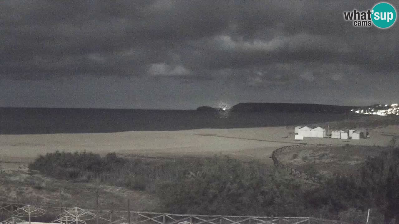 Webcam Torre dei Corsari – Vue en direct sur la plage depuis Punta Usai
