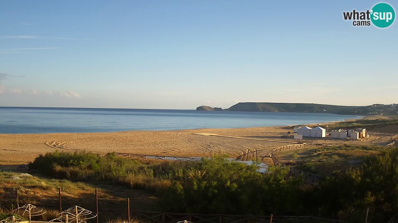 Webcam Torre dei Corsari – Vue en direct sur la plage depuis Punta Usai