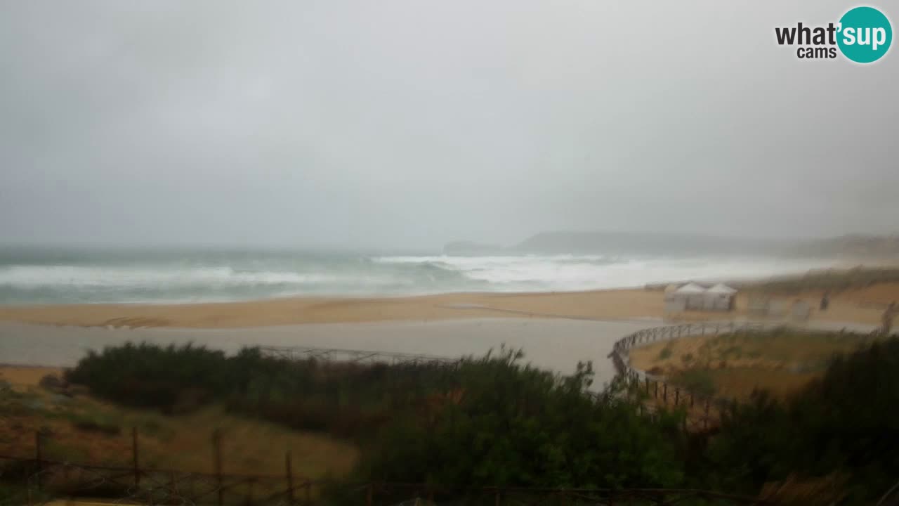 Webcam Torre dei Corsari – Vista live sulla spiaggia da Punta Usai