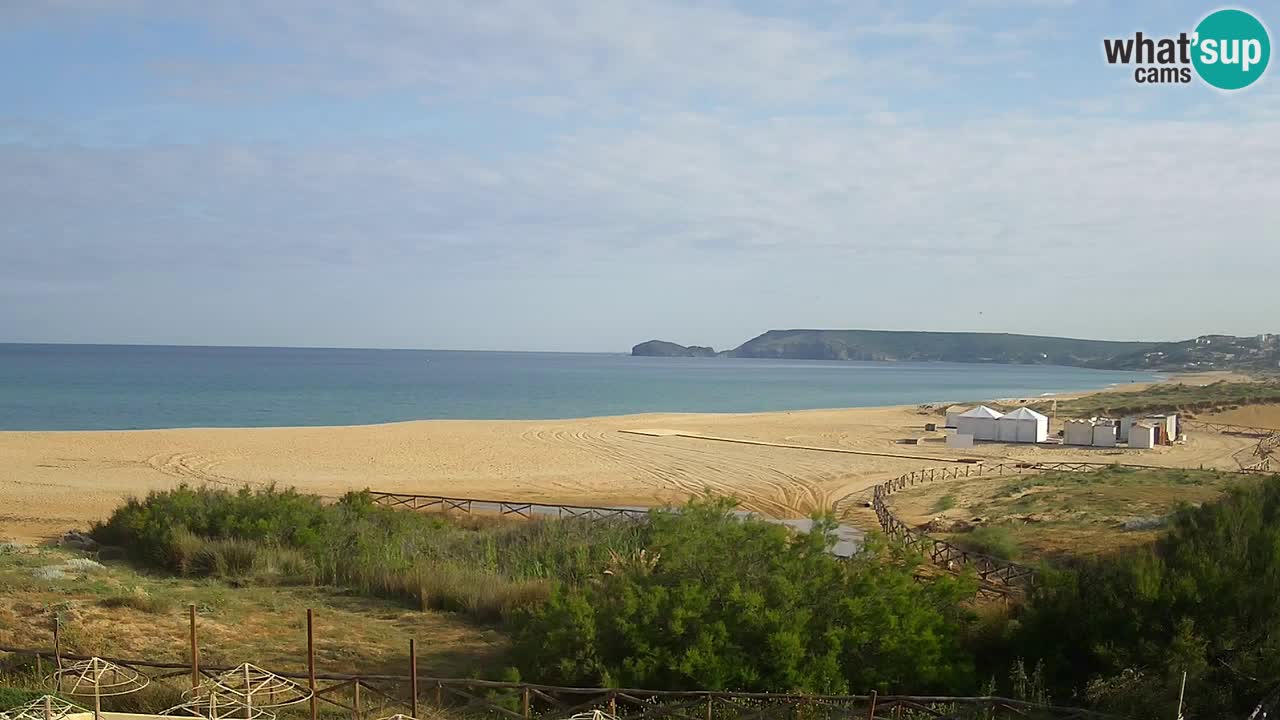 Webcam Torre dei Corsari – Live Beach View from Punta Usai