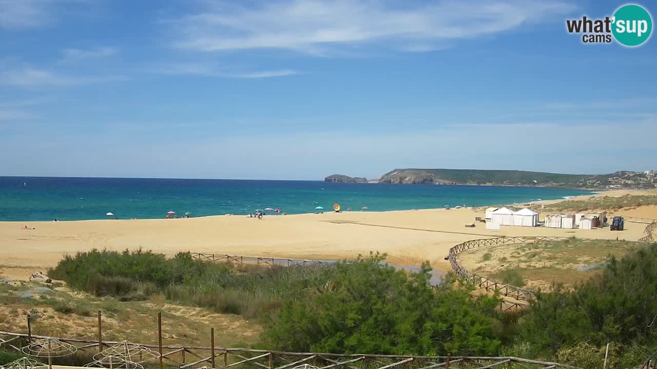 Webcam Torre dei Corsari – Liveblick auf den Strand von Punta Usai
