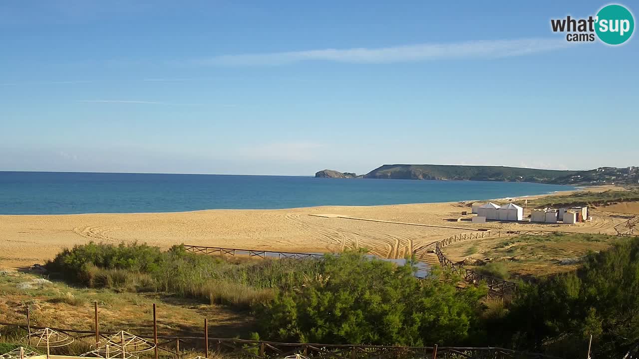 Spletna kamera Torre dei Corsari – Pogled v živo na plažo s Punta Usai