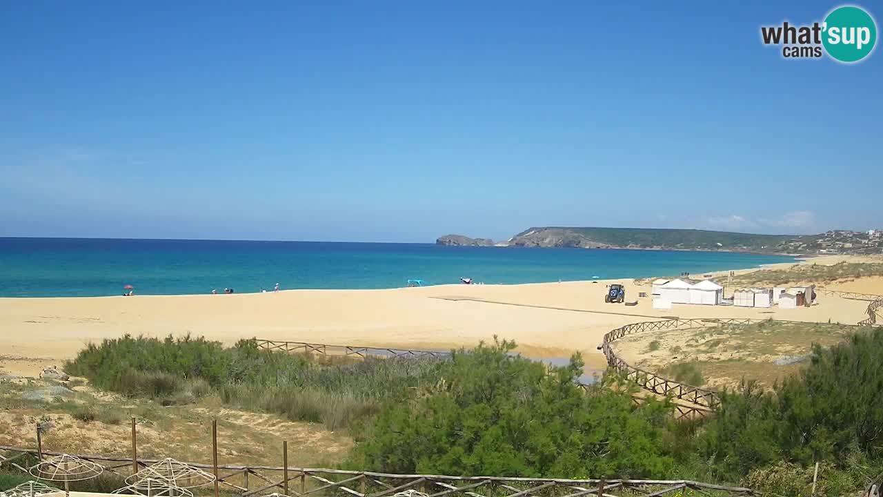 Webcam Torre dei Corsari – Live Beach View from Punta Usai