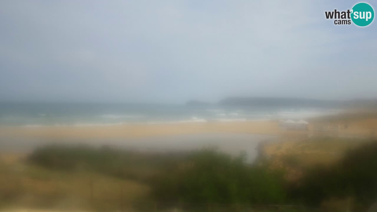 Web kamera Torre dei Corsari – Pogled uživo na plažu s Punta Usai