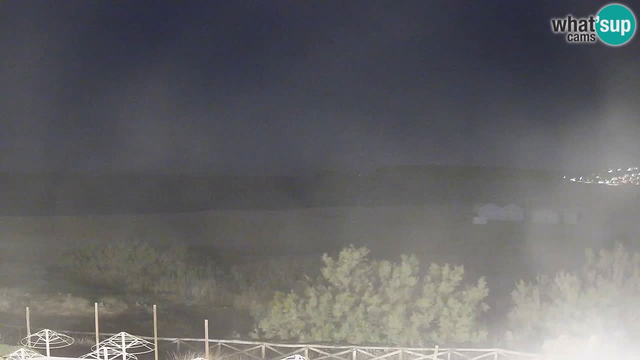 Cámara web Torre dei Corsari – Vista en directo de la playa desde Punta Usai