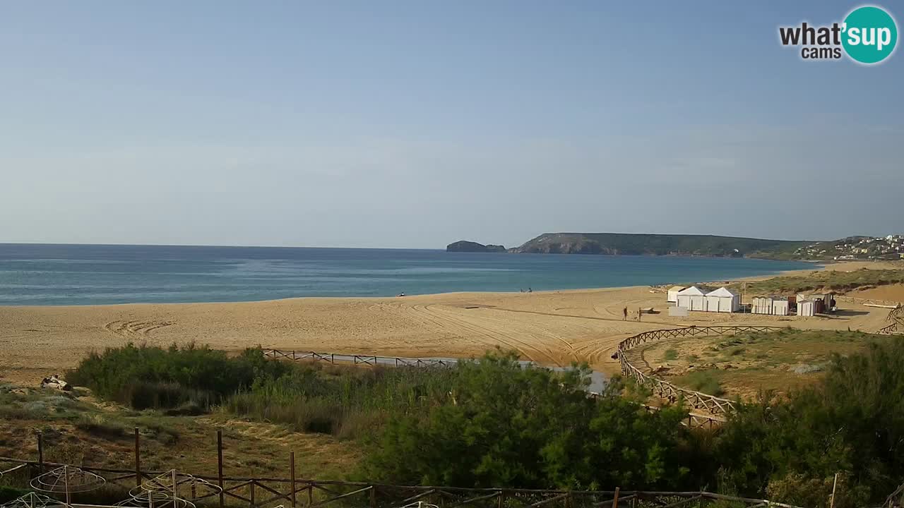 Webcam Torre dei Corsari – Vue en direct sur la plage depuis Punta Usai