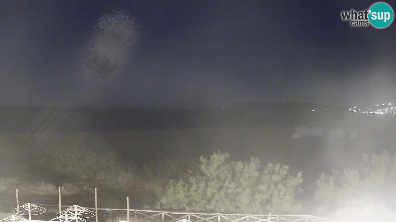 Webcam Torre dei Corsari – Vista live sulla spiaggia da Punta Usai