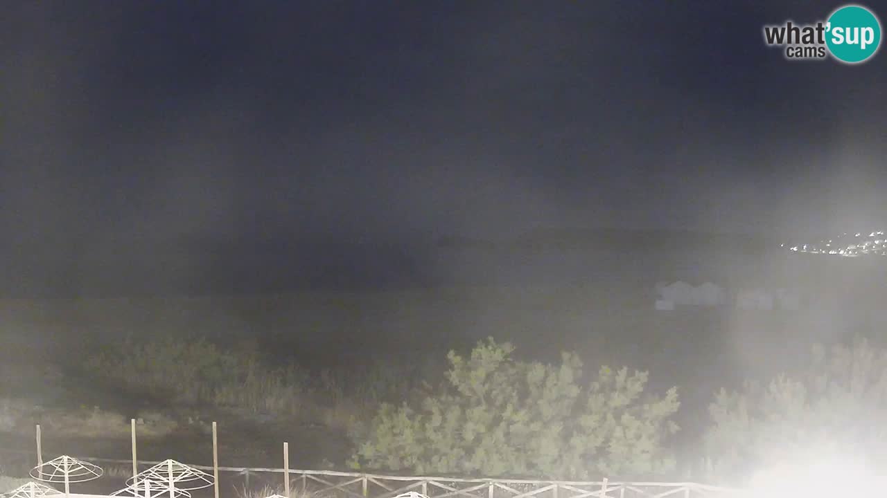 Webcam Torre dei Corsari – Vista live sulla spiaggia da Punta Usai