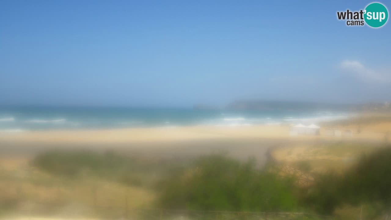 Cámara web Torre dei Corsari – Vista en directo de la playa desde Punta Usai