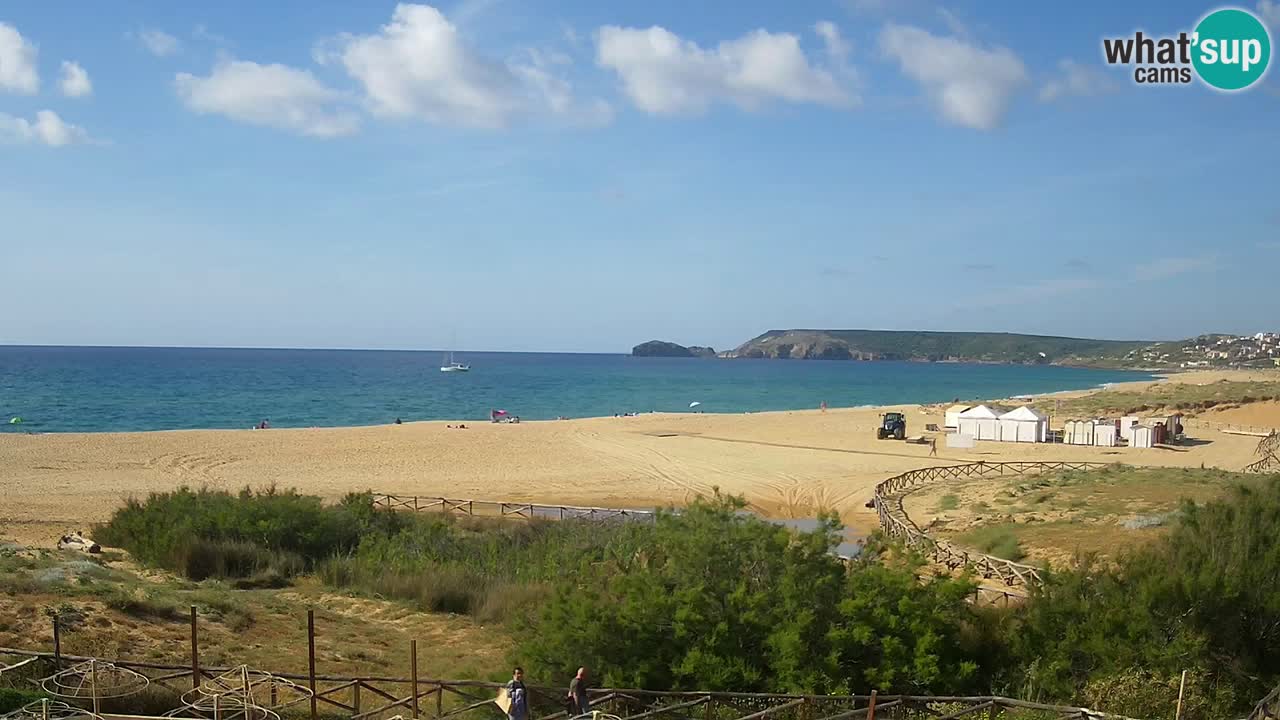 Webcam Torre dei Corsari – Vista live sulla spiaggia da Punta Usai