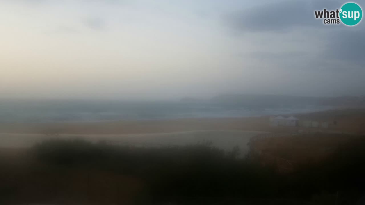 Webcam Torre dei Corsari – Vista live sulla spiaggia da Punta Usai