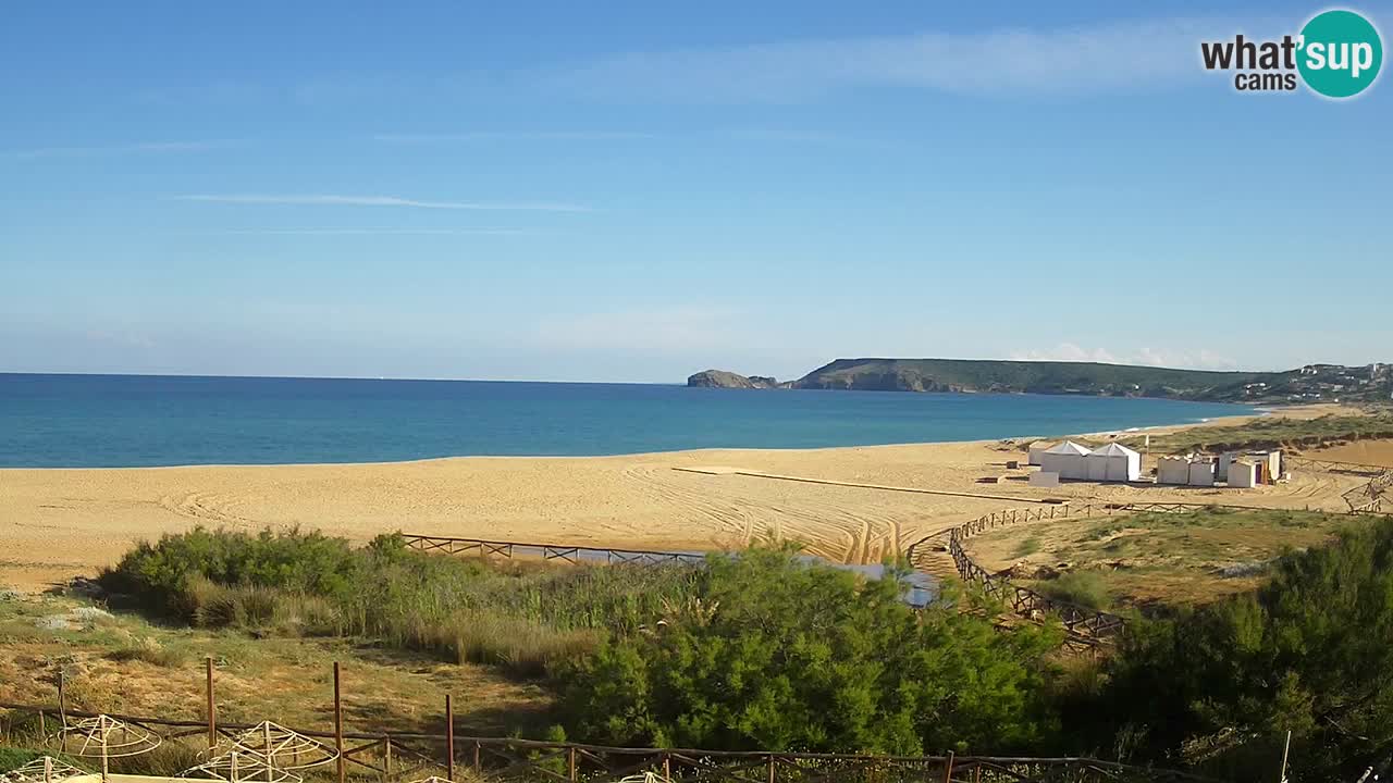 Webcam Torre dei Corsari – Liveblick auf den Strand von Punta Usai