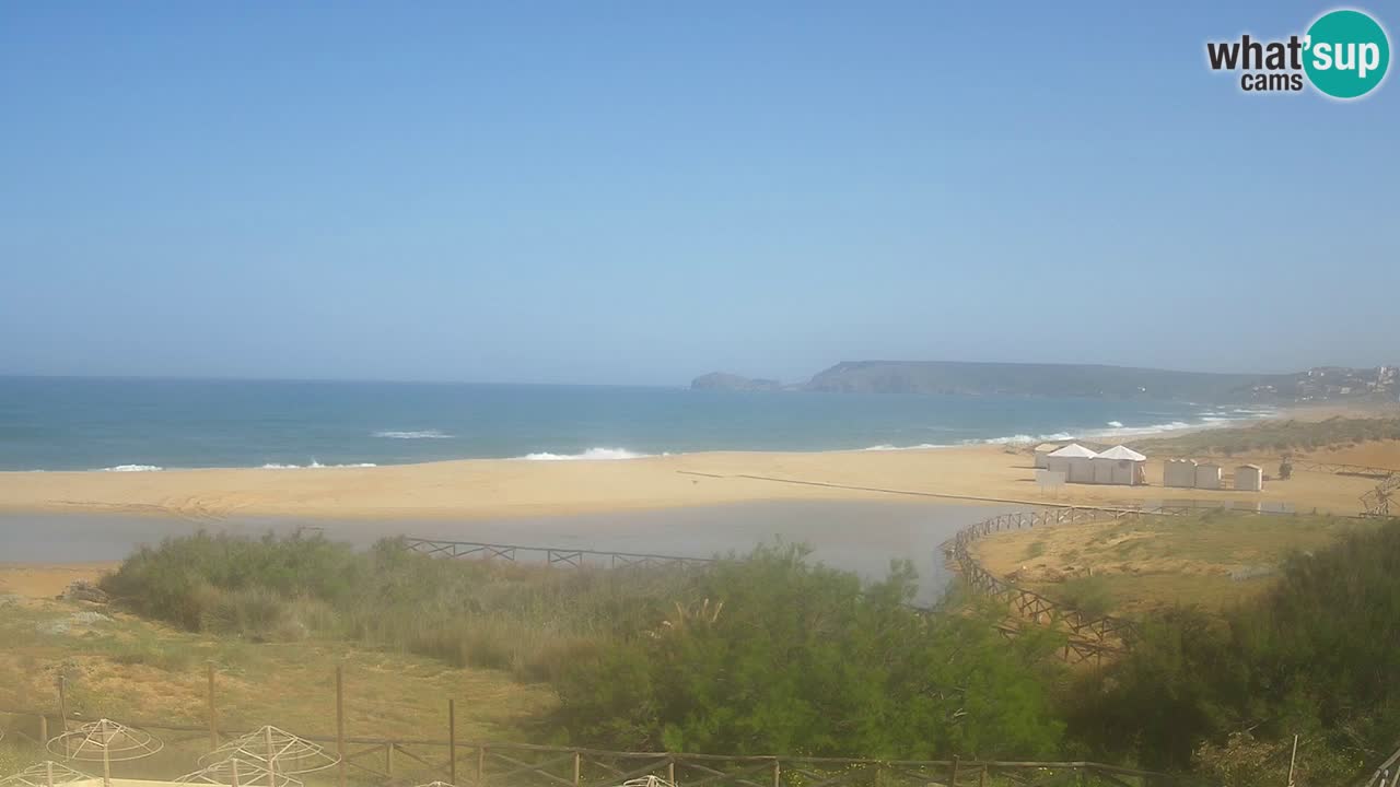 Webcam Torre dei Corsari – Vue en direct sur la plage depuis Punta Usai