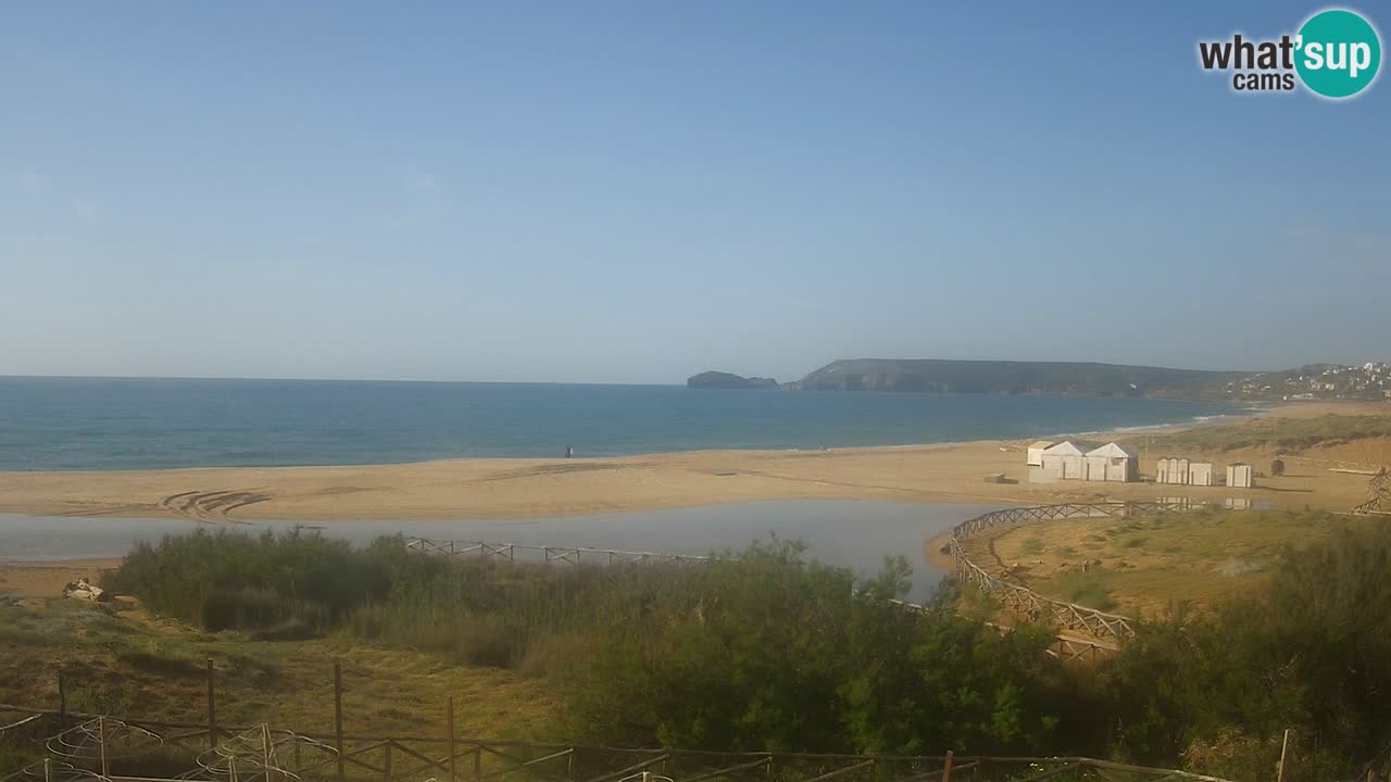 Webcam Torre dei Corsari – Liveblick auf den Strand von Punta Usai