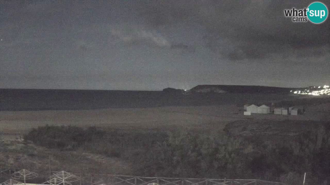 Cámara web Torre dei Corsari – Vista en directo de la playa desde Punta Usai