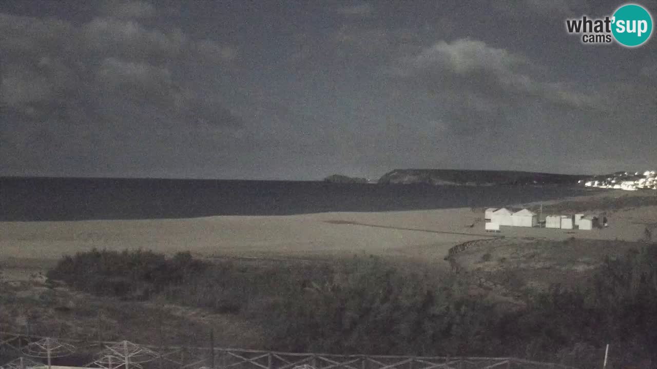Cámara web Torre dei Corsari – Vista en directo de la playa desde Punta Usai