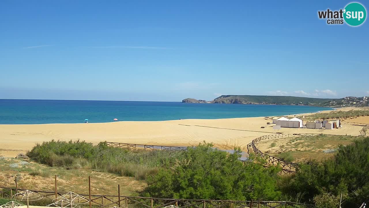 Webcam Torre dei Corsari – Vue en direct sur la plage depuis Punta Usai