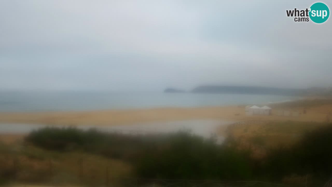 Webcam Torre dei Corsari – Vista live sulla spiaggia da Punta Usai