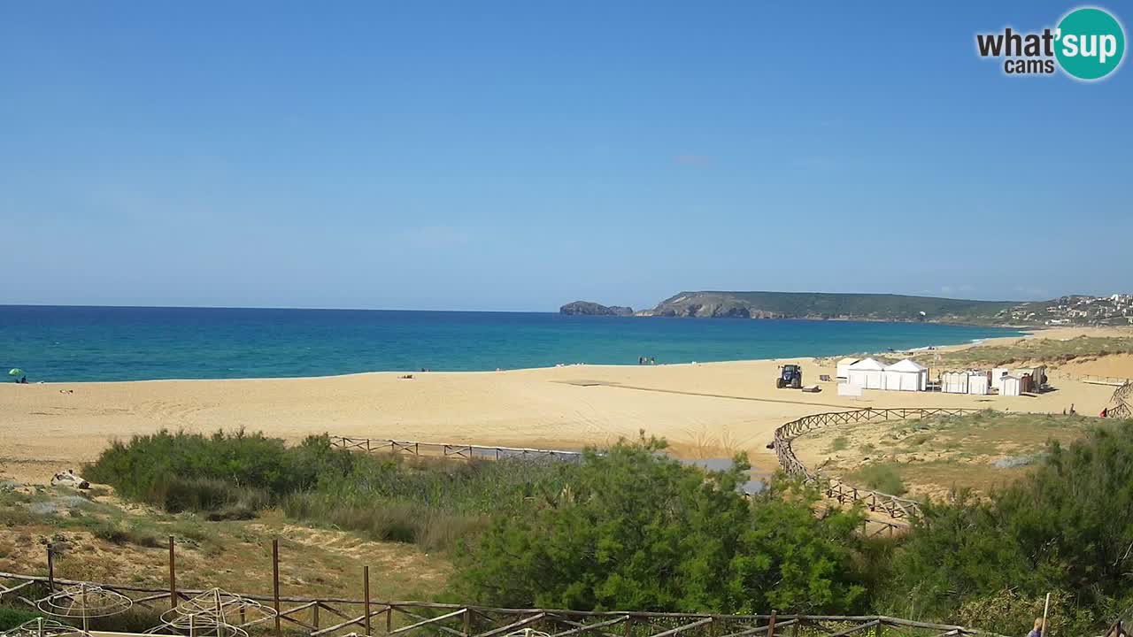Spletna kamera Torre dei Corsari – Pogled v živo na plažo s Punta Usai