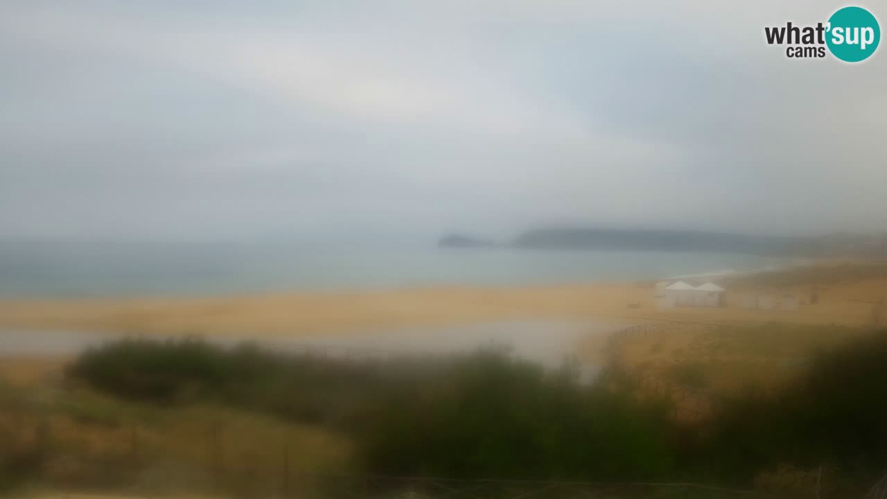 Webcam Torre dei Corsari – Liveblick auf den Strand von Punta Usai