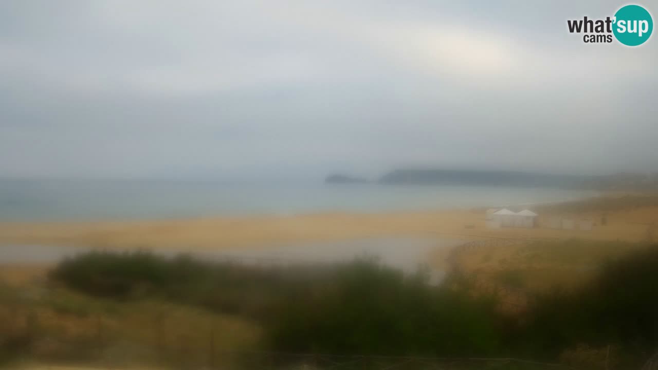 Cámara web Torre dei Corsari – Vista en directo de la playa desde Punta Usai