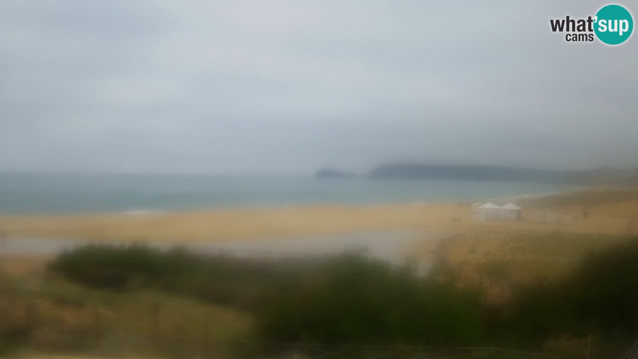 Cámara web Torre dei Corsari – Vista en directo de la playa desde Punta Usai
