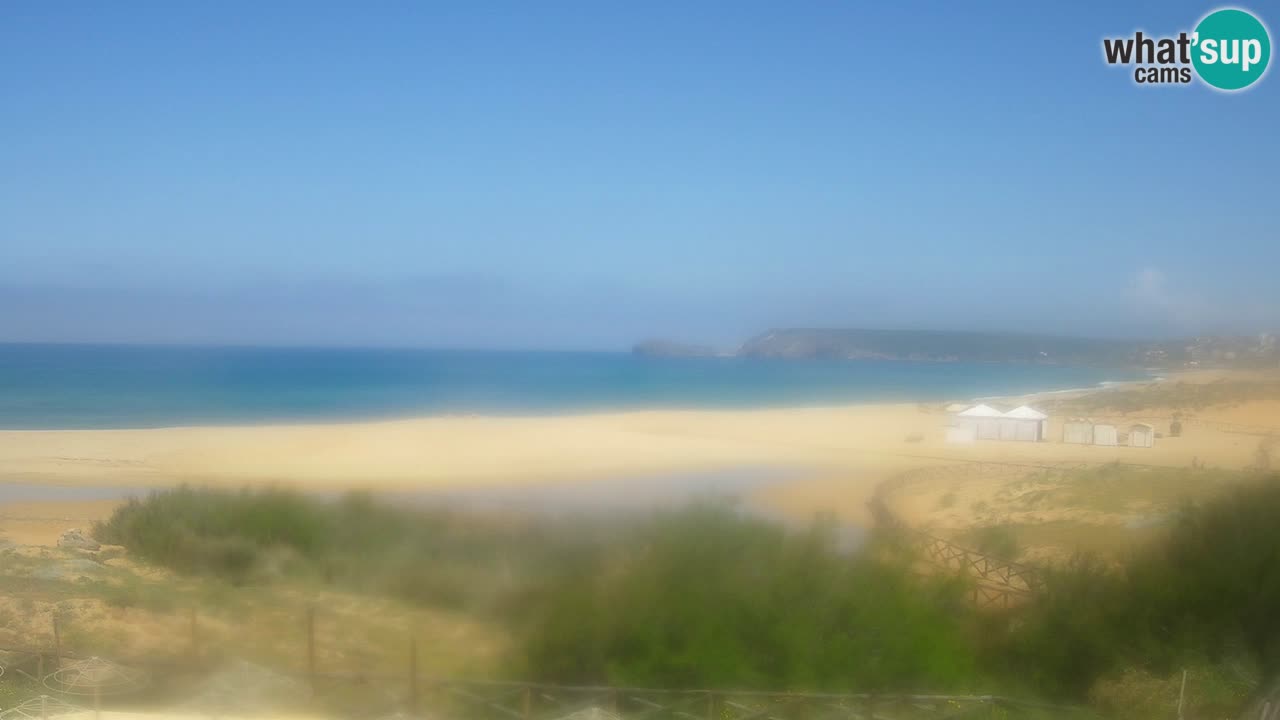 Cámara web Torre dei Corsari – Vista en directo de la playa desde Punta Usai