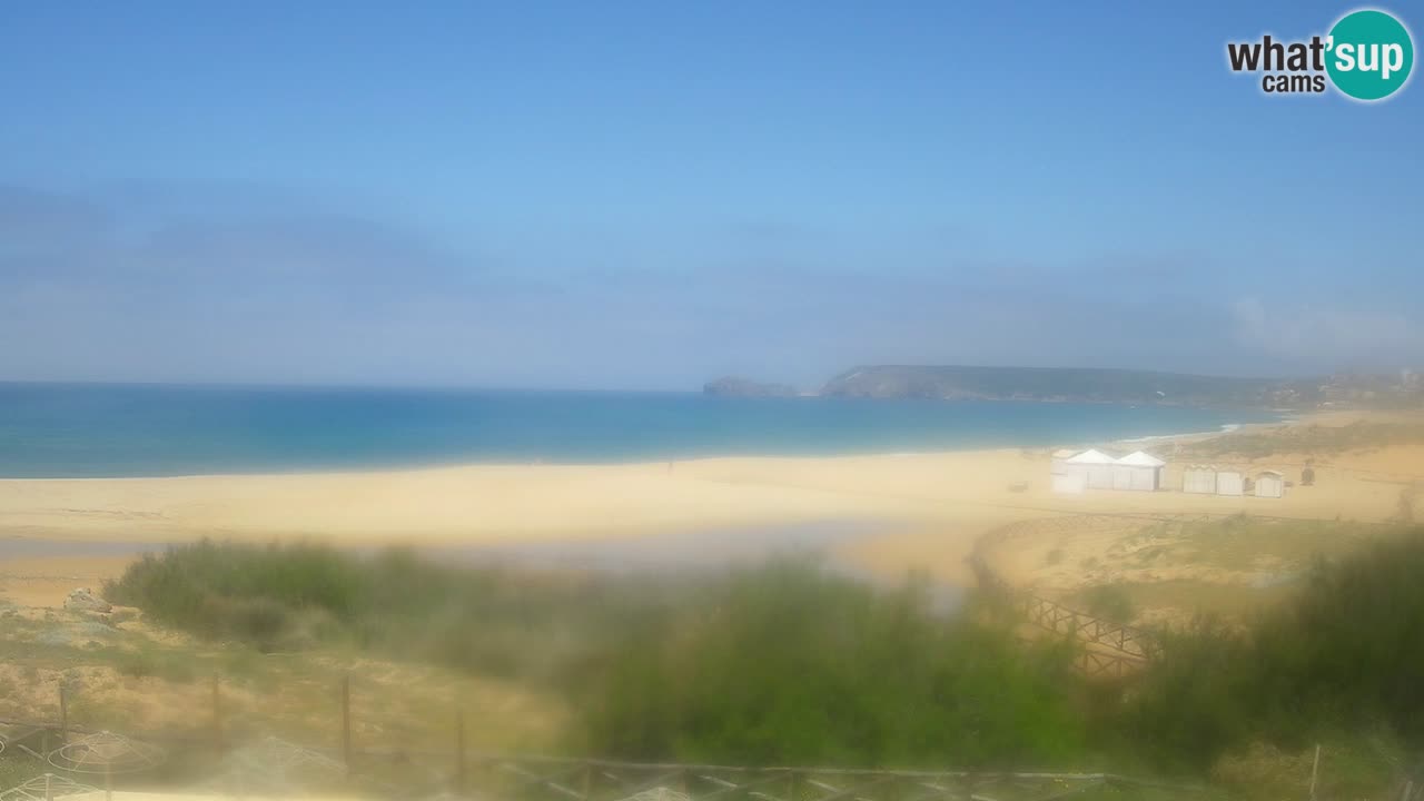 Cámara web Torre dei Corsari – Vista en directo de la playa desde Punta Usai