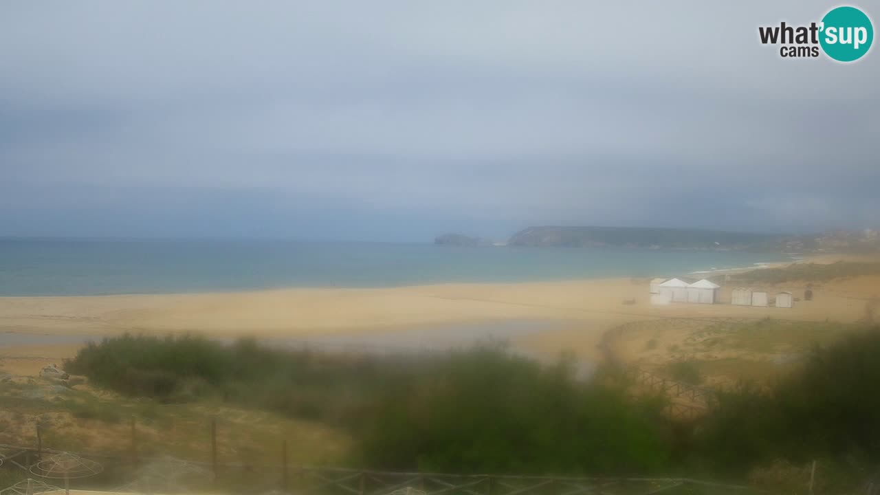 Cámara web Torre dei Corsari – Vista en directo de la playa desde Punta Usai