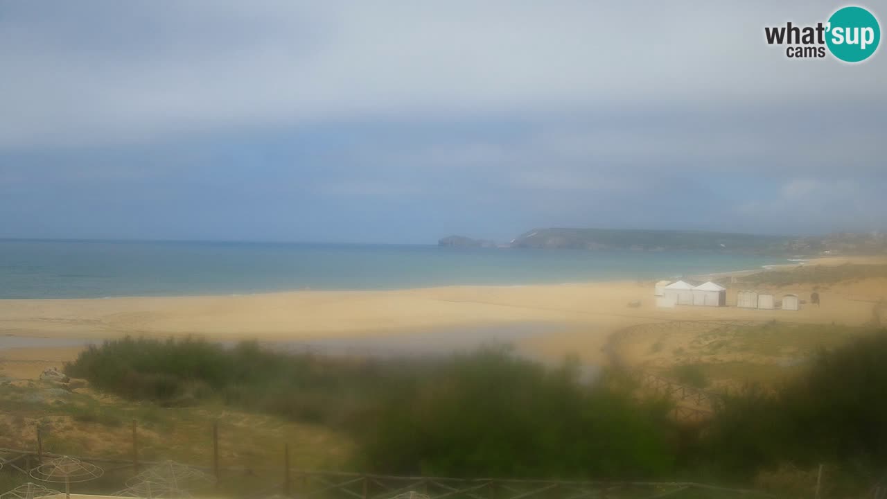 Webcam Torre dei Corsari – Liveblick auf den Strand von Punta Usai