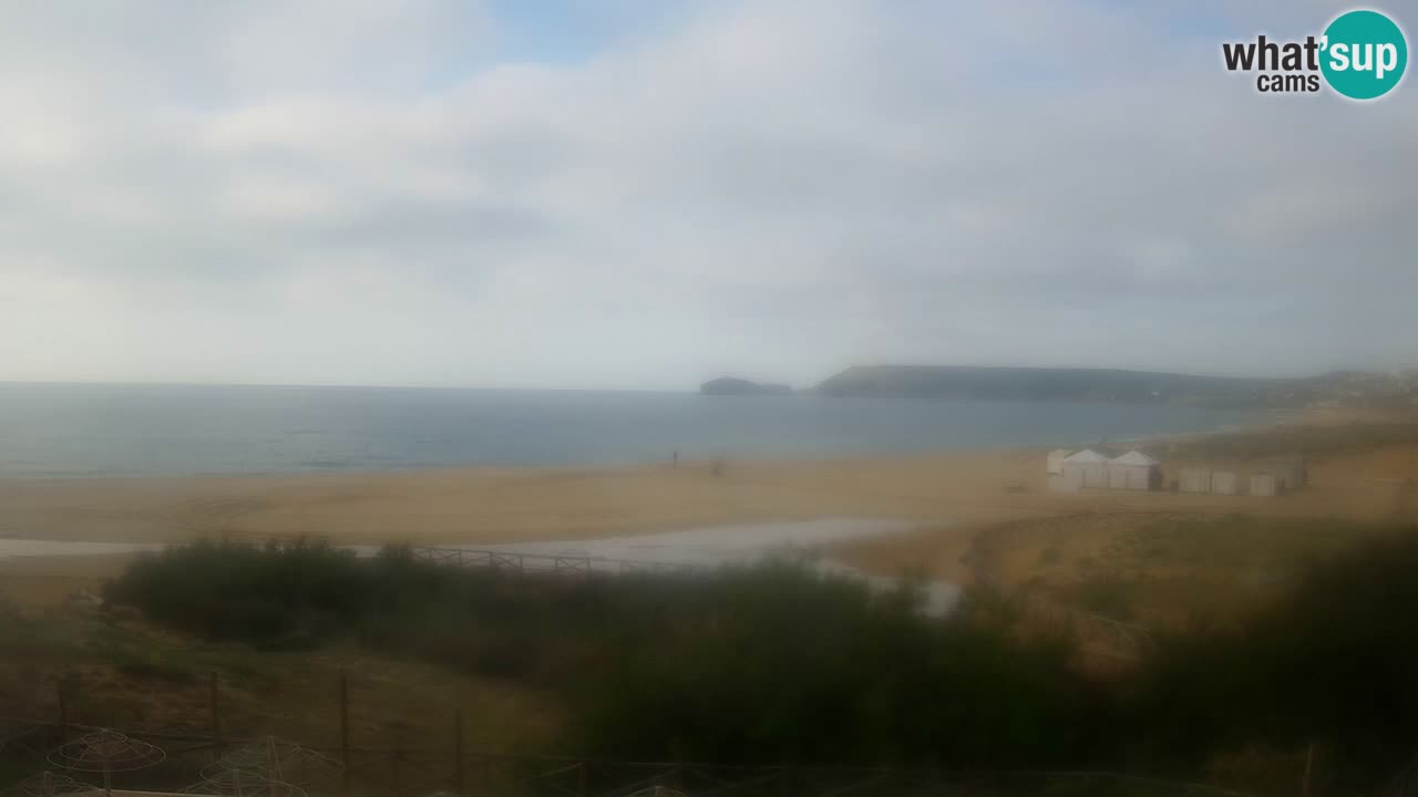 Cámara web Torre dei Corsari – Vista en directo de la playa desde Punta Usai