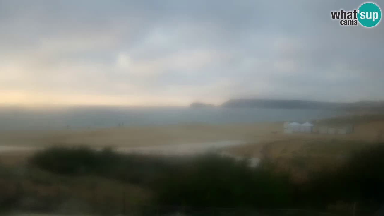 Cámara web Torre dei Corsari – Vista en directo de la playa desde Punta Usai