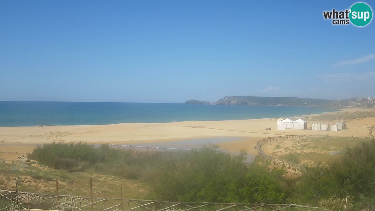 Cámara web Torre dei Corsari – Vista en directo de la playa desde Punta Usai