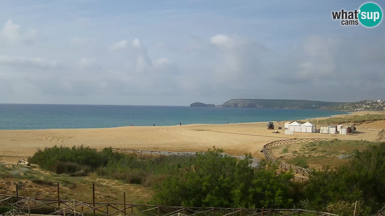 Webcam Torre dei Corsari – Vista live sulla spiaggia da Punta Usai