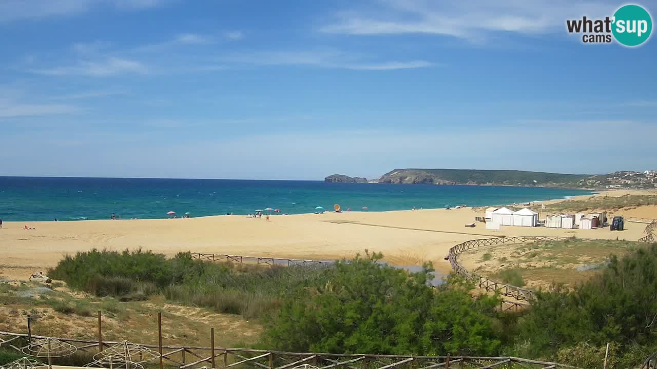 Webcam Torre dei Corsari – Vista live sulla spiaggia da Punta Usai