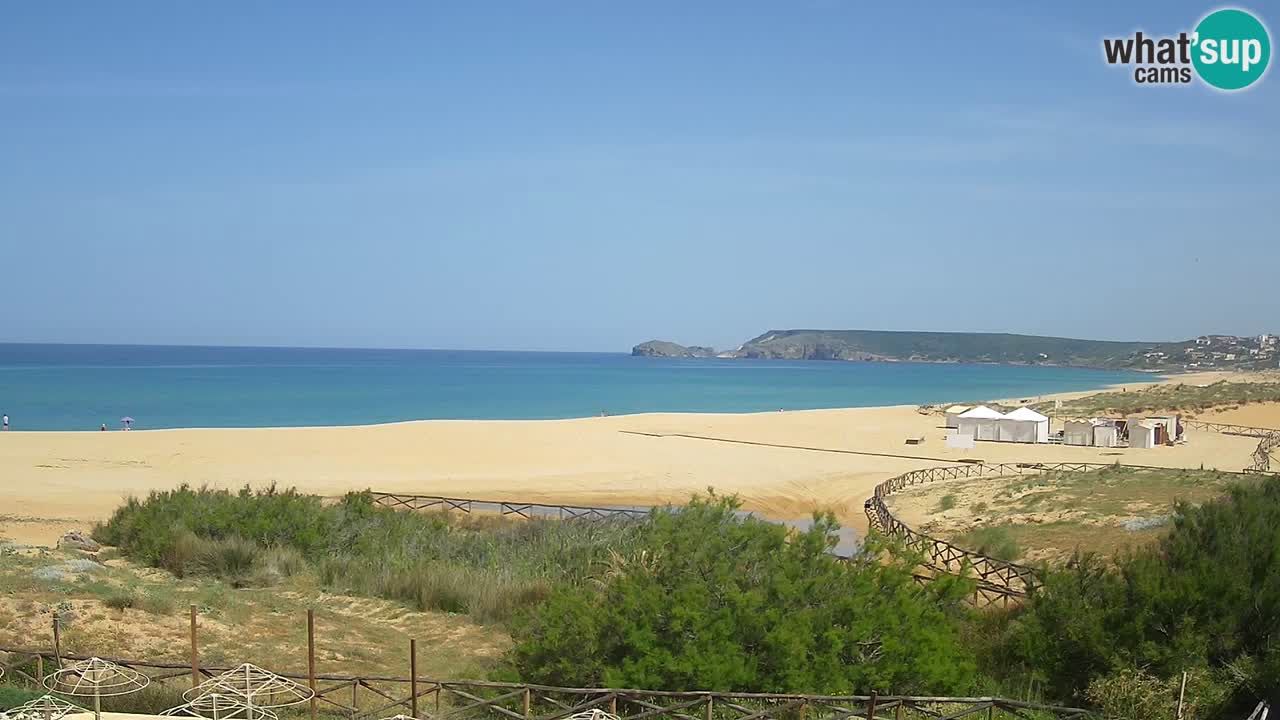 Webcam Torre dei Corsari – Vue en direct sur la plage depuis Punta Usai