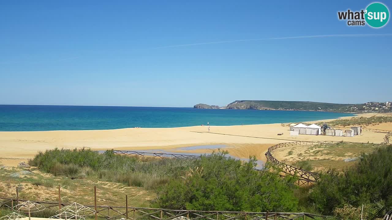 Webcam Torre dei Corsari – Live Beach View from Punta Usai