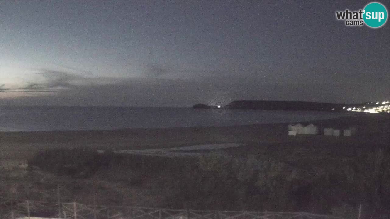 Cámara web Torre dei Corsari – Vista en directo de la playa desde Punta Usai