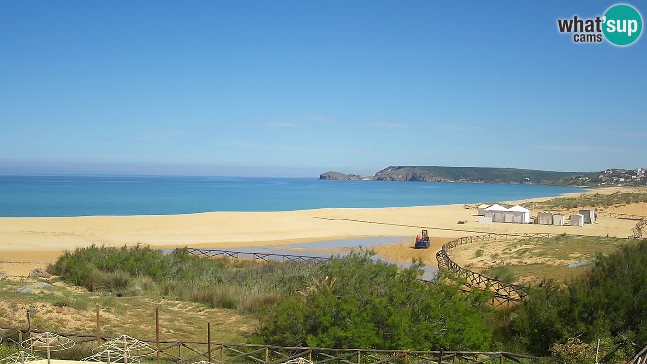 Webcam Torre dei Corsari – Live Beach View from Punta Usai